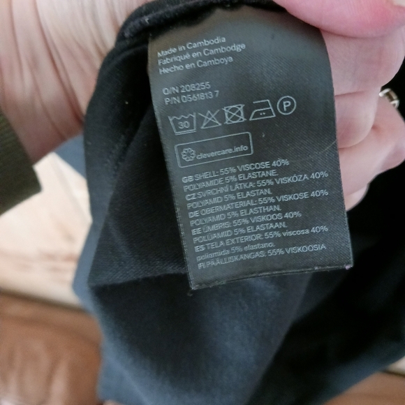 H&M Basic Black Mini Bodycon Dress Size Small - Picture 5 of 5